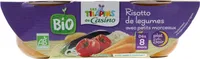 Risotto de légumes, avec petits morceaux