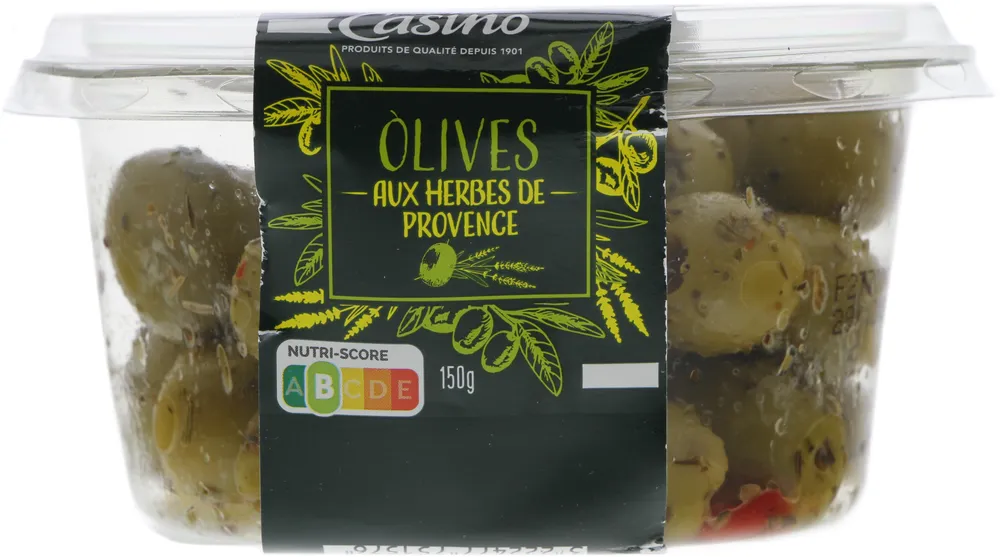 Olives aux herbes de Provence