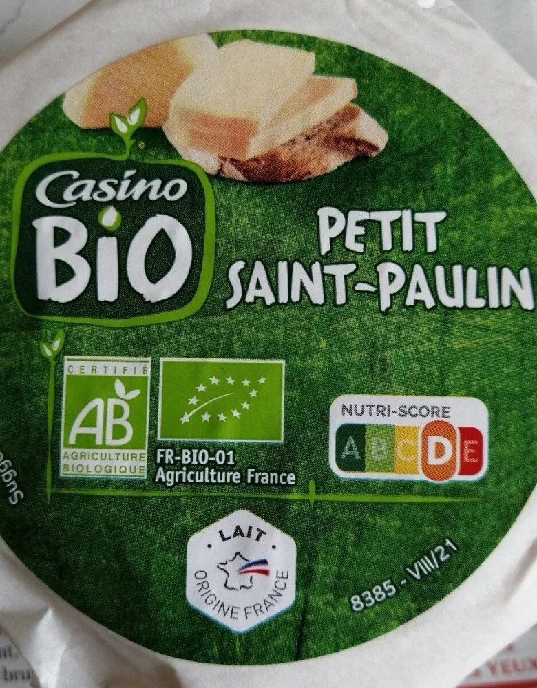 Petit saint Paulin bio