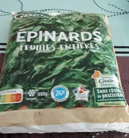 Epinards feuilles entières