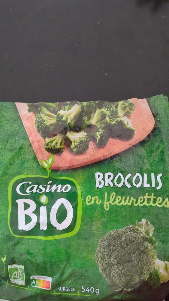 Brocolis en fleurettes bio surgelés
