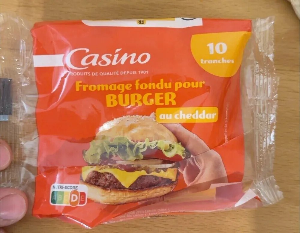 Fromage fondu pour burger