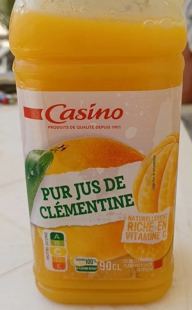 Pur jus de clémentine