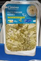 Filet d'anchois marinés à l'ail, aux câpres et au citron