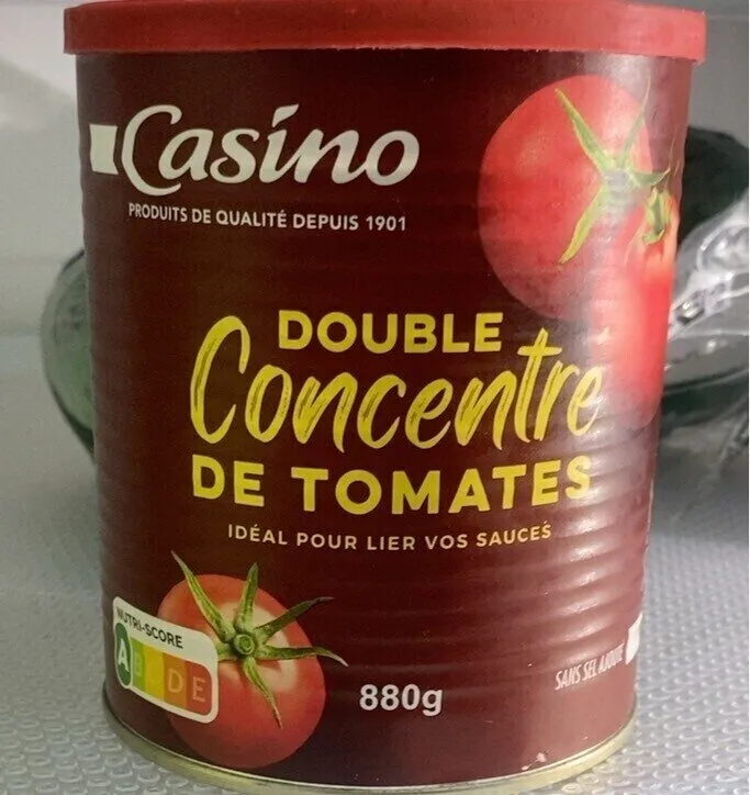 Double concentré de tomates