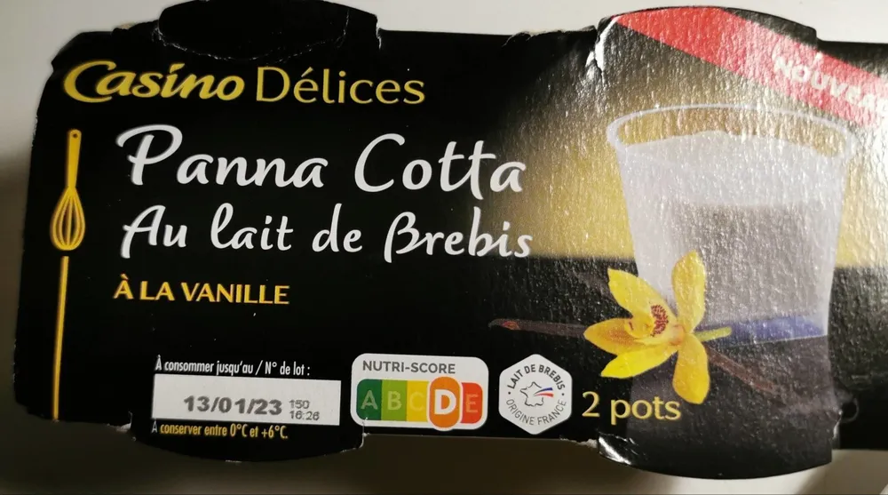 Panna Cotta au lait de brebis