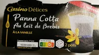 Panna Cotta au lait de brebis