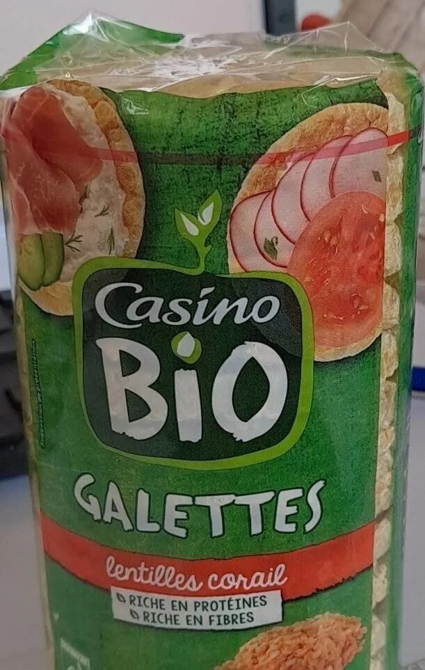 Galettes lentilles corail