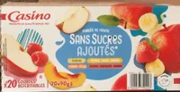 Purées de fruits sans sucres ajoutés
