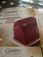 mini buche glacée fruits rouges