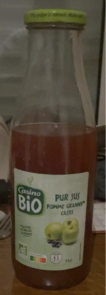 Pur jus pomme granny cassis