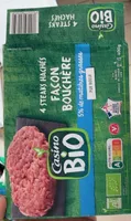 Steak haché  façon. Bouchère
