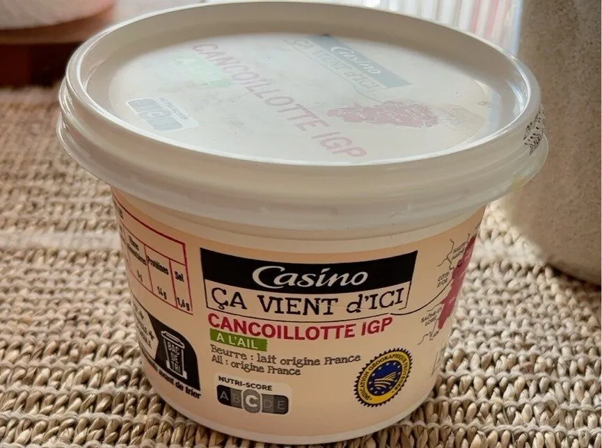 Cancoillotte IGP à l’ail