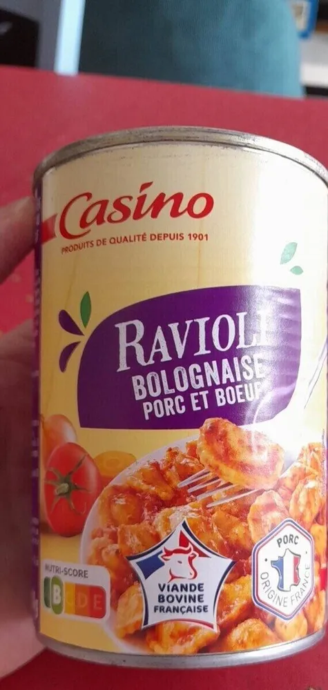 Ravioli bolognaise Porc et Bœuf