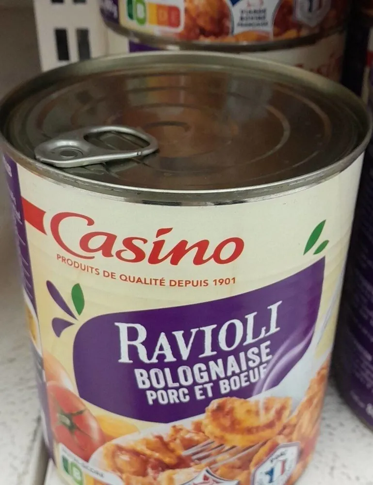 Ravioli bolognaise porc etboeuf