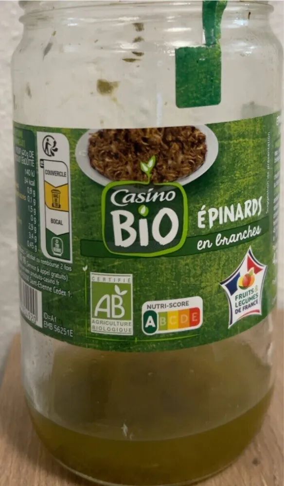 Epinards en branches