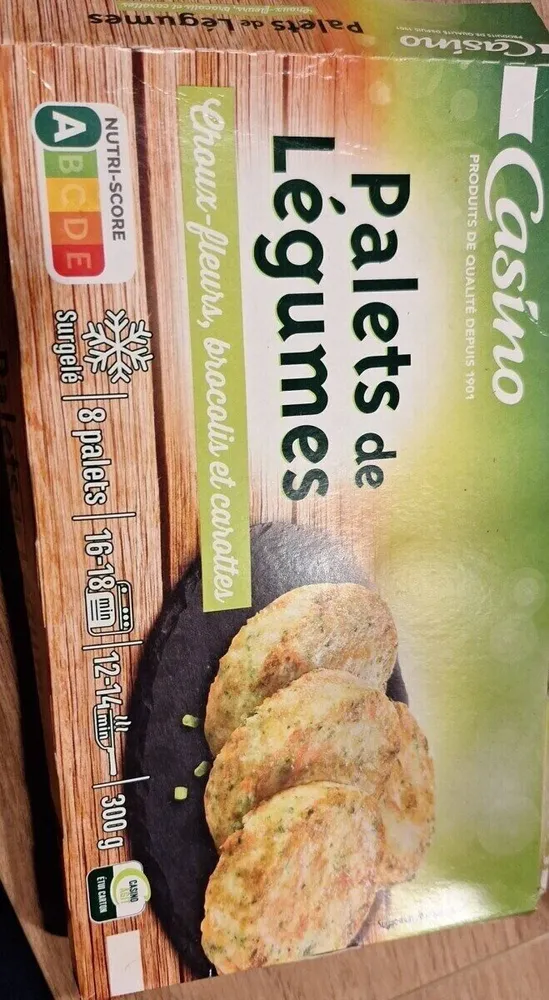 Palets de légumes