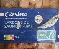 Lardons de saumon