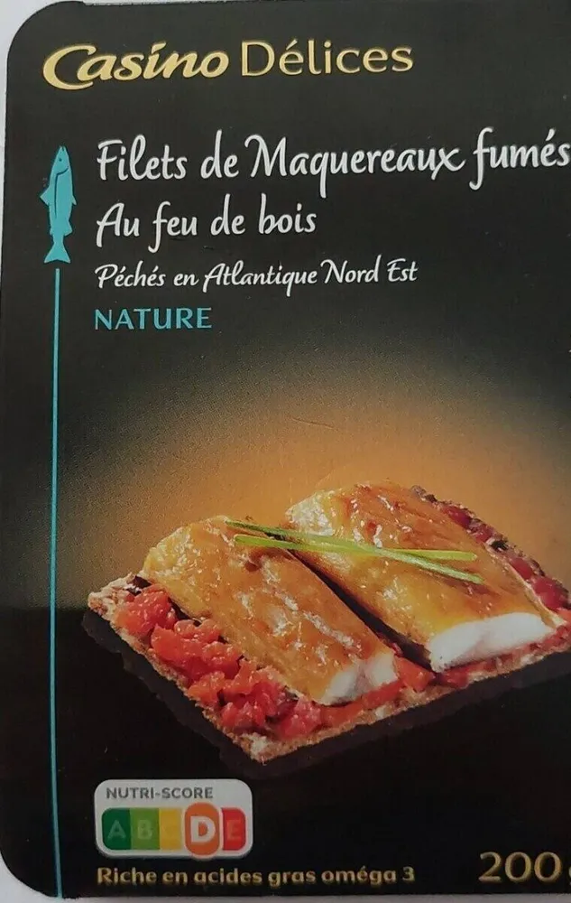 Filets de maquereaux fumés au feu de bois