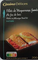 Filets de maquereaux fumés au feu de bois