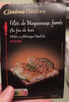 Filets de maquereaux fumés au feu de bois