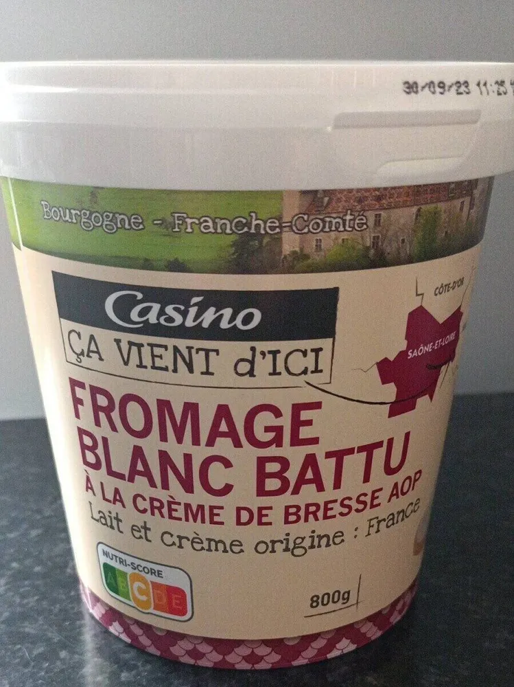 Fromage blanc à la crème de Bresse