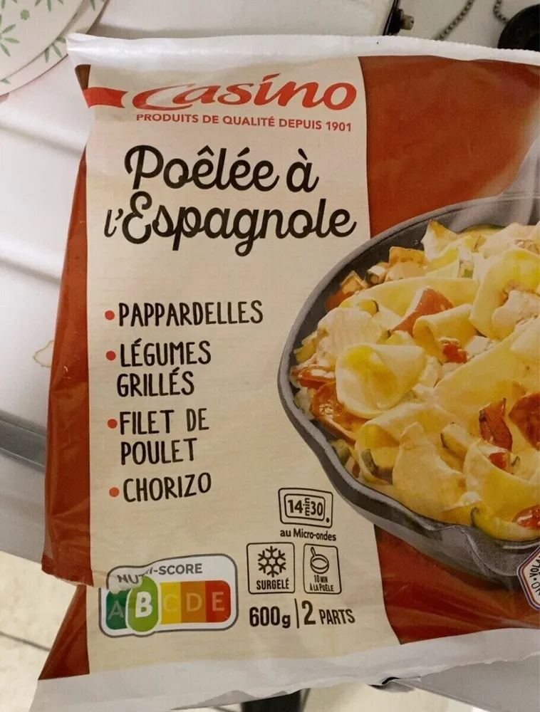 Poêlée a l’espagnole