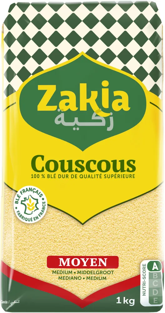 Zakia couscous moyen qualite superieur 1kg