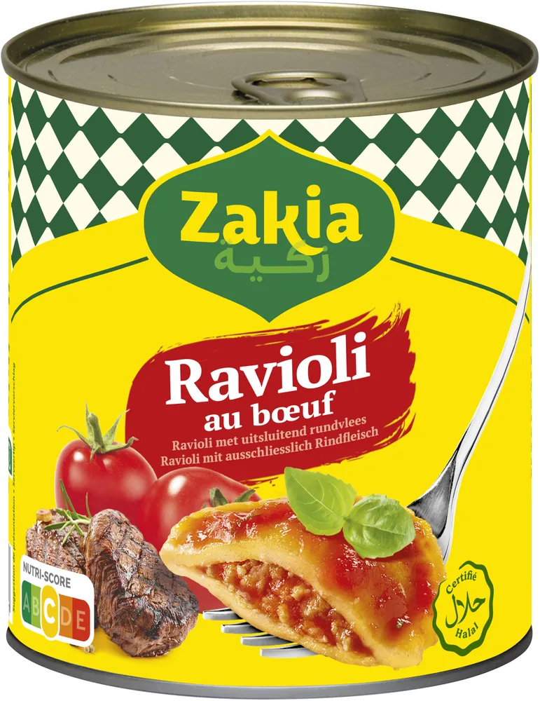 Zakia ravioli halal boeuf 800g