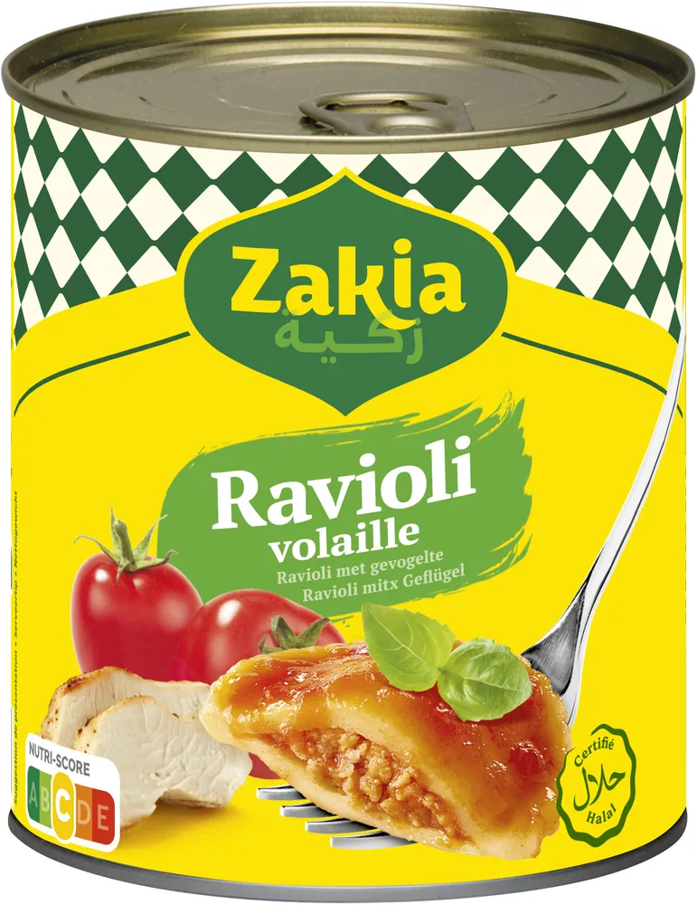 Zakia ravioli halal volaille 800g