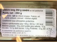 Chevre long cendré 250gr