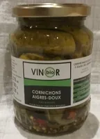 Cornichons aigres-doux