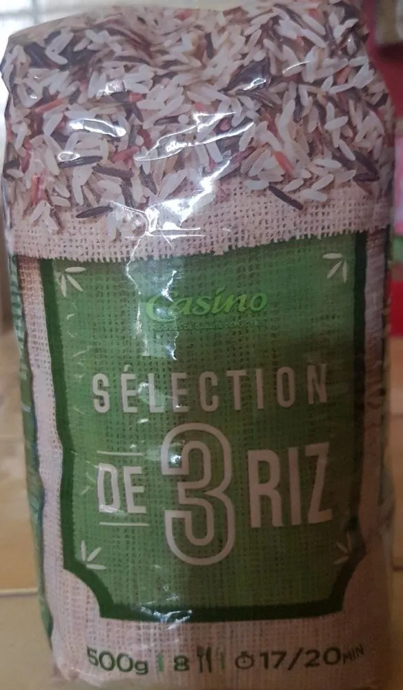 Sélection de 3 riz