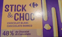 Stick & choc chocolat blanc