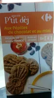 Biscuit p'tit déj aux pépites de chocolat et au miel