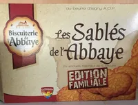 Les Sablés de l'Abbaye au bon beurre d'Isigny AOP