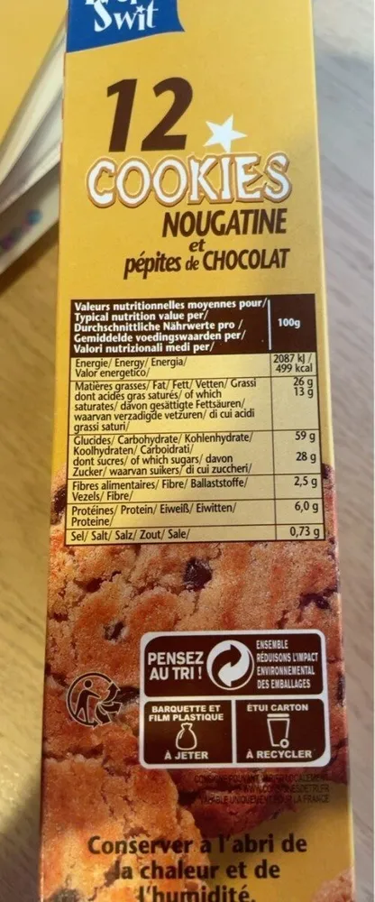 Cookies nougat