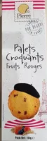 Palets croquants fruits rouges