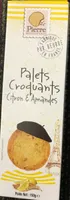 Palets Croquants, Citron & Amandes