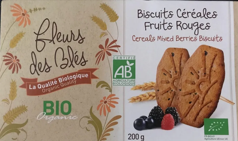 Biscuits Céréales Fruits Rouges