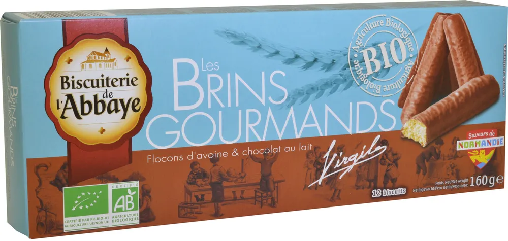 Les Brins Gourmands flocons d'avoine et chocolat au lait