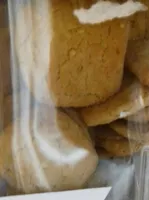Biscuits sablé carré amande citron
