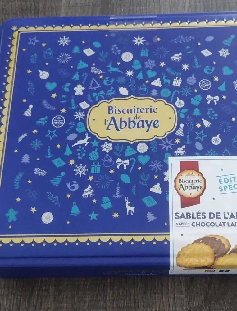 Sablés de l'Abbaye nappés de chocolat au lait