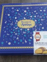 Sablés de l'Abbaye nappés de chocolat au lait