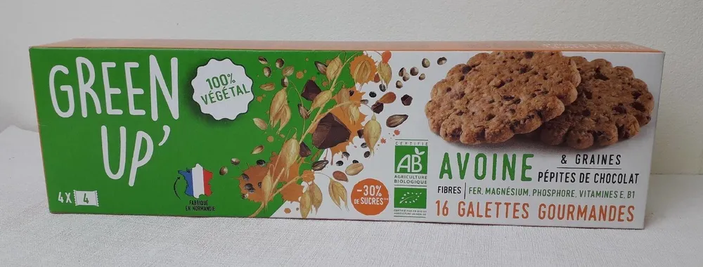 Galette Avoine Graines & Pépites de chocolat Bio