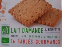 Green Up - lait d amande et noisettes