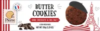 Cookies pur beurre Chocolat noir & sel marin