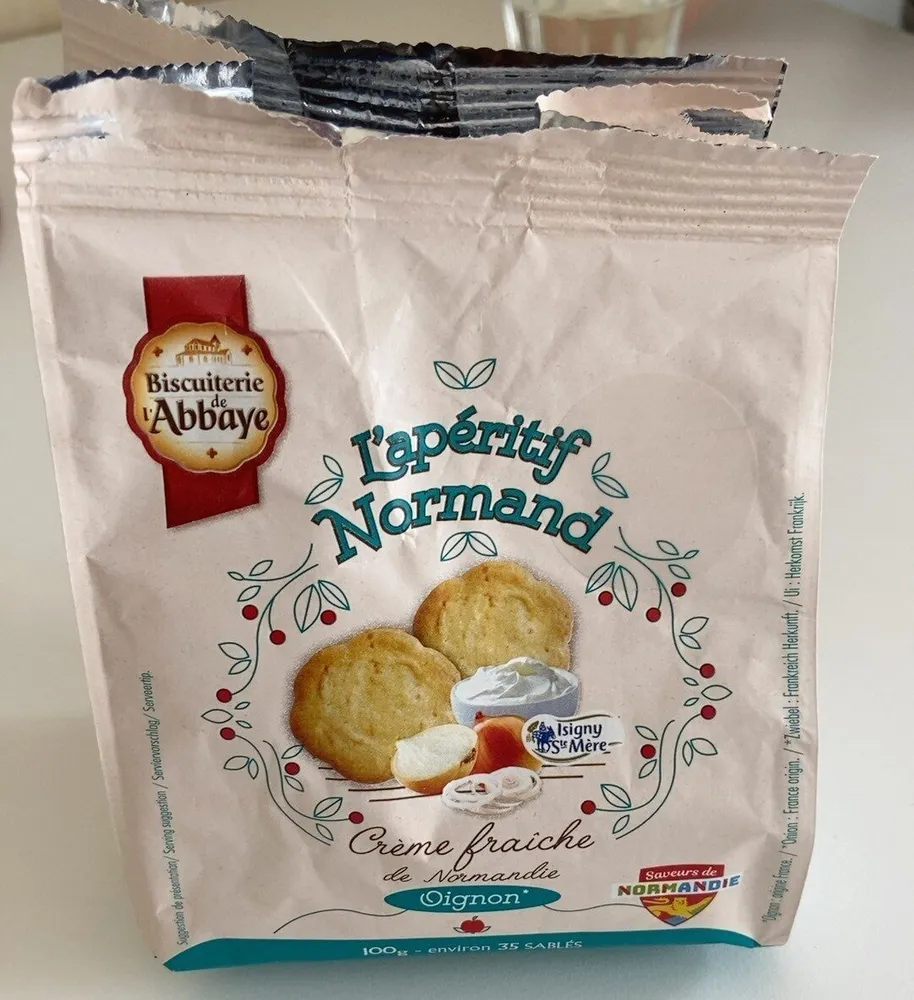 L'apéritif Normand Crème fraiche Oignon