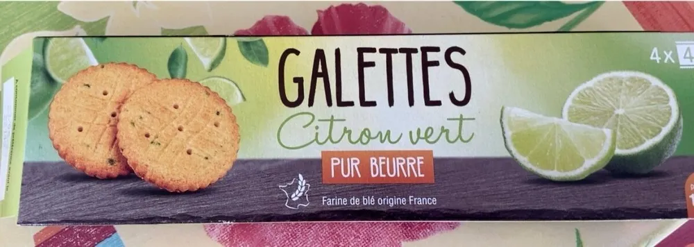 Galettes citron vert pur beurre