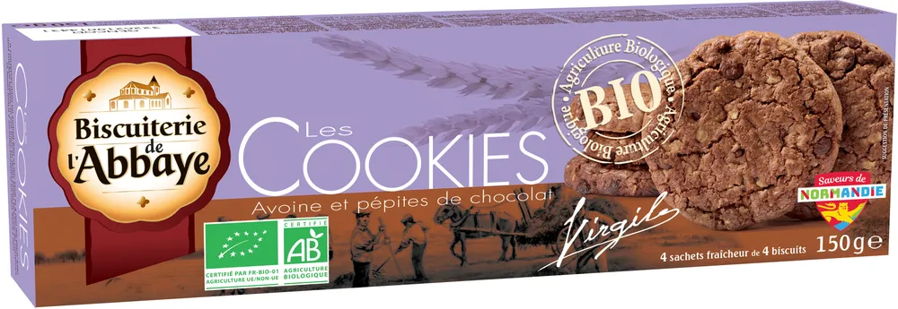 Les Cookies avoine et pépites de chocolat